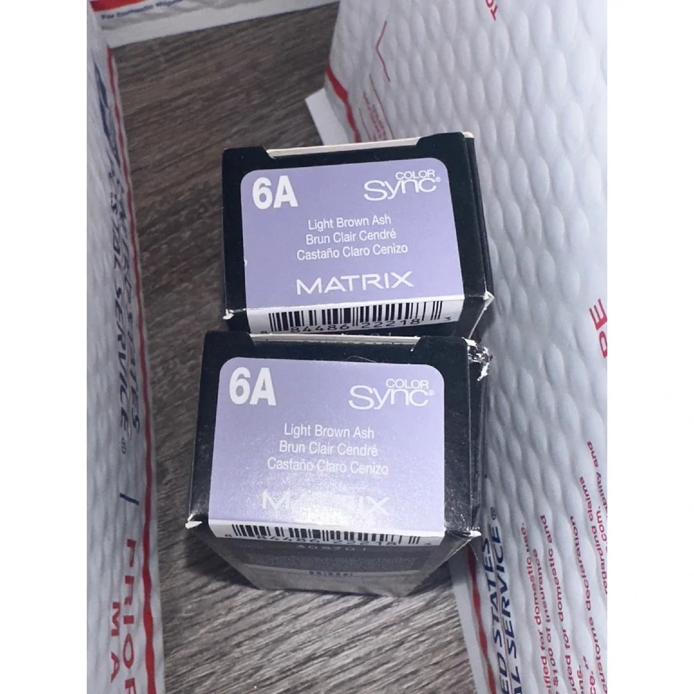 Matix | Hair | Matrix Color Sync 6a Light Brown Ash Demipermanent Hair ...